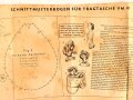 Schnittmusterbogen für Tragetasche für die deutsche Volksgasmaske VM 40 von 1876