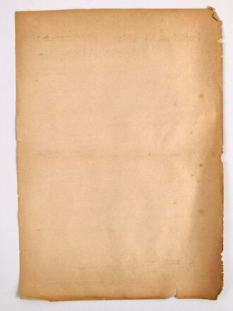 Luftschutz Merkblatt Nummer 4 für die Familie, des Präsidiums des Reichsluftschutzbundes 1935