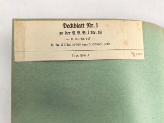 M.Dv.Nr. 147 "Allgemeine Baubestimmungen 1 Nr. 18 -...