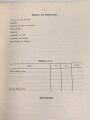 M.Dv.Nr. 147 "Allgemeine Baubestimmungen 1 Nr. 18 - Vorschrift für den Tiefgangsnachweis" datiert 1939, DIN A4