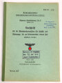 Kriegsmarine, M.Dv.Nr. 147 "Allgemeine Baubestimmungen 1 Nr. 21 - Vorschrift für die Abnahmekommission" datiert 1939, DIN A4