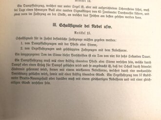 M.Dv.Nr. 147 "Allgemeine Baubestimmungen 1 Nr. 12 - Die Seestraßenordnung vom 5. Februar 1906" datiert 1939, DIN A4