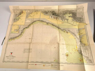 Kriegsmarine "Karten der Bodenbeschaffenheit des westlichen Mittelmeeres, 2. Mappe , datiert 1944, komplett