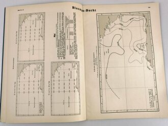 Atlas der Dichte des Meerwassers - Biskaya Bucht, Stempel entnazifiert, Kriegsmarine