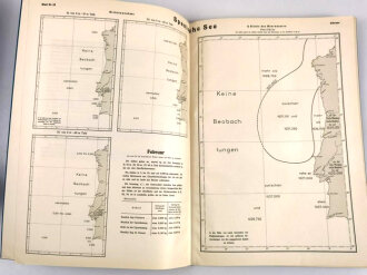 Atlas der Dichte des Meerwassers - Spanische See, Stempel entnazifiert, Kriegsmarine