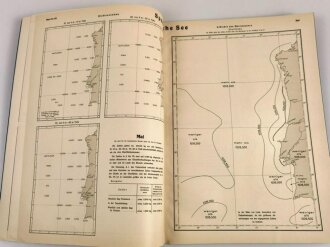 Atlas der Dichte des Meerwassers - Spanische See, Stempel entnazifiert, Kriegsmarine