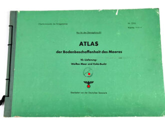 Kriegsmarine "Atlas der Bodenbeschaffenheit des...