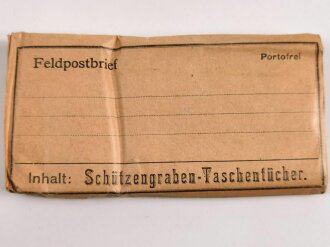 1.Weltkrieg, Pack " Schützengraben...