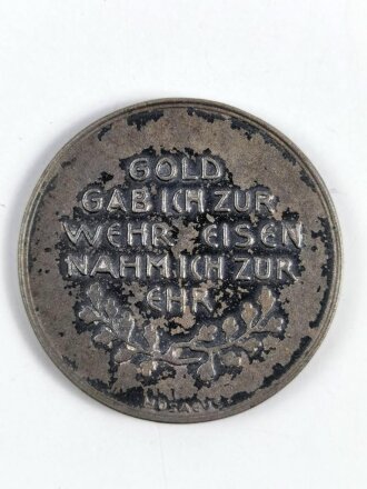 1.Weltkrieg, Medaille "In Eiserner Zeit" 1916....