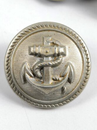 Kriegsmarine,  Uniformknopf für Beamte 21mm matt...