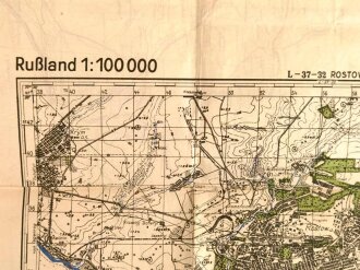 Russland Karte Nr. L-37-32 Rostow, datiert 1942,...