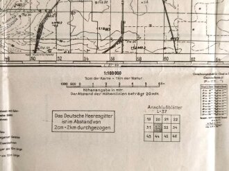 Russland Karte Nr. L-37-32 Rostow, datiert 1942,...