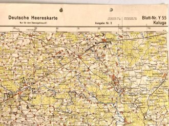 Deutsche Heereskarte, Osteuropa, Kaluga, datiert 1941,...