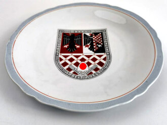 Reichsarbeitsdienst, Erinnerungsteller " Arbeitsgau Sudetenland XXXVII" Porzellan, Hersteller Bavaria Schumann, Durchmesser 30cm. guter Zustand