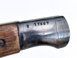 Seitengewehr M84/98 für K98 . Exportstück