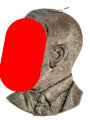 Eisenguß Wandrelief Adolf Hitler Darstellend.Leicht narbig, Gesamthöhe 19cm