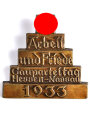 Blechabzeichen Gauparteitag der NSDAP Hessen Nassau 1933