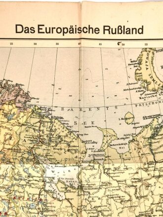 Das Europäische Russland, datiert, Maße: 101 x 80 cm, gebraucht