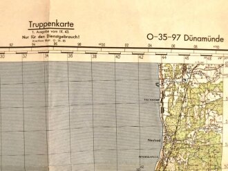 Truppenkarte, "Dünamünde", Ostland,...