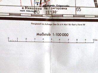 Heereskarte "Kriwoj Rog" Russland, Maße:...