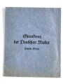 Ehrenkreuz der Deutschen Mutter zweite Stufe, in Tüte von Gottlieb & Wagner Oberstein. Dazu die zugehörige Verleihungsurkunde sowie Einladung zur Feierstunde der NSDAP Ortsgruppe Wiesbaden Biebrich mit eigenhändiger Unterschrift des Ortsgruppenleiter