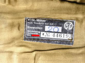 Schiffchen Hitlerjugend. RZM Etikett " BDM Mütze nach Vorschrift der Reichsjugendführung" Ungetragenes Stück