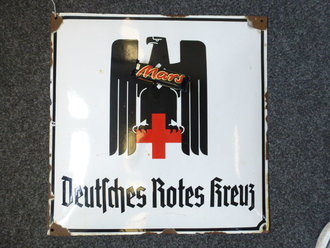 Emailleschild Deutsches Rotes Kreuz, Maße 50x50, HK...