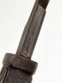 1.Weltkrieg, Seitengewehr Modell 98/05 mit Sägerücken. Preussische Abnahme von 1917, Hersteller " R.Stock & Co. Berlin Marienfelde" Ungereinigtes Stück