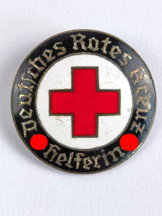 Deutsches Rotes Kreuz, Brosche " Helferin" , getragenes Stück in gutem Zustand