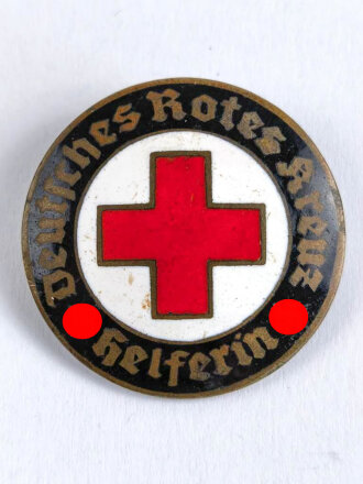 Deutsches Rotes Kreuz, Brosche " Helferin" , getragenes Stück in gutem Zustand