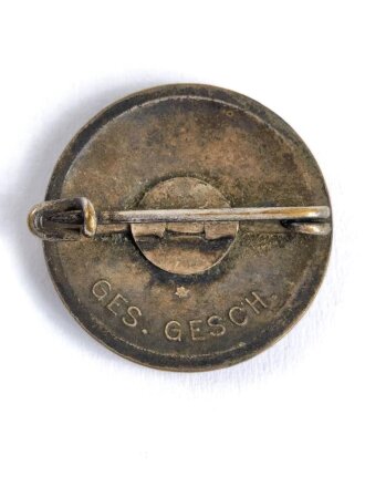 Mitgliedsabzeichen NSDAP " Ges.Gesch" stark getragen