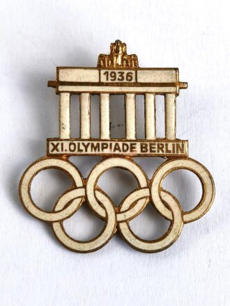 Olympische Spiele 1936 Berlin, Emailliertes Abzeichen...