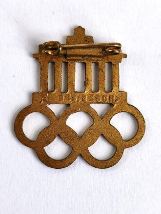 Olympische Spiele 1936 Berlin, Emailliertes Abzeichen...