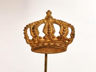 Kaiserreich, Anstecknadel / Zivilabzeichen " Krone" Höhe 18mm
