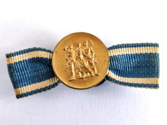 Bundesrepublik Deutschland, Knopflochdekoration Medaille " Für 40 jährige Mitarbeit im Dienste der Pfälzischen Wirtschaft "