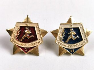 Russland UDSSR, Armeesportabzeichen 1. und 2. Stufe Modell 1973