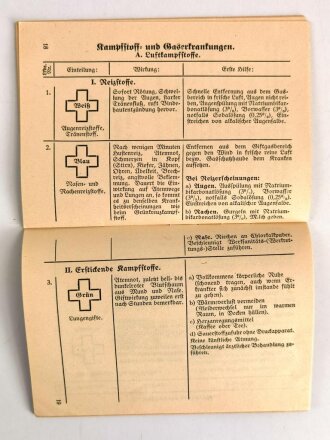 Merkblatt über luftschutzmäßiges Verhalten für Mitglieder der Auffüllungsgruppe von Werkluftschutzbetrieben, Auflage 1942, 23 Seiten, DIN A6