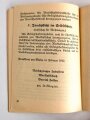 Merkblatt über luftschutzmäßiges Verhalten für Mitglieder der Auffüllungsgruppe von Werkluftschutzbetrieben, Auflage 1942, 23 Seiten, DIN A6