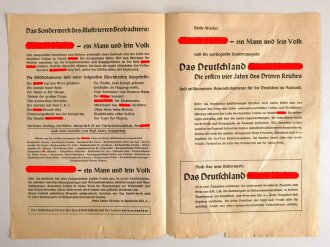 Bestellschein des Zentralverlags der NSDAP München,...