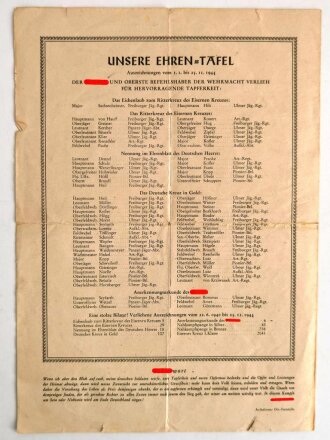 Ulmer Spatz, Nachrichtenblatt einer Württemb.-Bad. Jäger-Division im Osten, Weihnachten 1944, stark gebraucht, 4-seitig