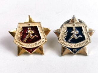 Russland UDSSR, Armeesportabzeichen 1. und 2. Stufe...