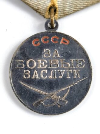 Russland UDSSR, Medaille für Militär Verdienst, silber