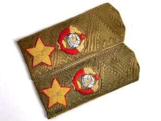 Russland UDSSR, Paar Schulterstücke für einen Marschall der Sowietunion aus der Zeit des kalten Krieges