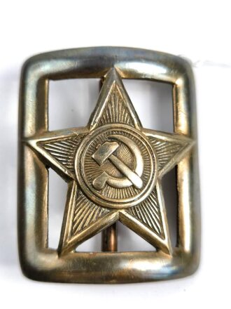 Russland 2.Weltkrieg, Messingschloss für ein Koppel für Offiziere Modell 1935.