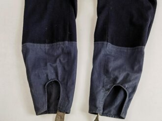 Russland  2.Weltkrieg, dunkelblaue Hose für Offiziere, getragenes Stück , leicht mottig