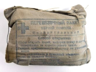 Russland 2. Weltkrieg, Sowjetunion, Verbandpäckchen datiert 1940, ungeöffnet