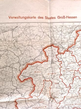 Deutschland nach 1945 "Verwaltungskarte des Staates...