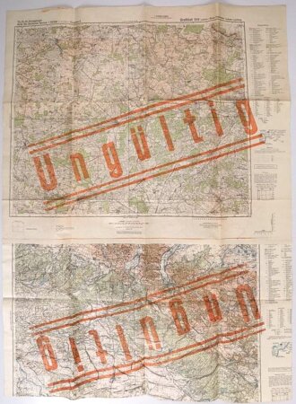 Deutschland nach 1945 "Verwaltungskarte des Staates "Groß-Hessen", datiert 11.1945, Maße: 114 x 84 cm, gebraucht