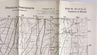 Deutsche Heereskarte "Castions di Strada"...