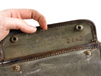 Russland UDSSR 2.Weltkrieg, Kartentasche aus Ersatzmaterial, getragenes Stück, ungereinigt